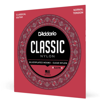 D'ADDARIO EJ27N STUDENT CLASSICS NORMAL TENSION струни для класичної гітари